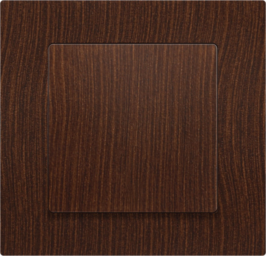 Изображение товара Выключатель INTRO Accent 6-108-10 / Б0063597 (венге)