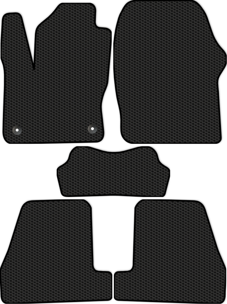 Изображение товара Комплект ковриков для авто Alicosta 2247_1 для Ford Focus III 2014-2019 (EVA соты, черный)