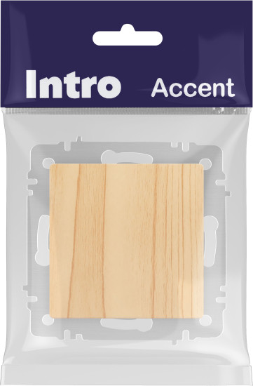 Изображение товара Выключатель INTRO Accent 6-108-11 / Б0063600 (сосна)