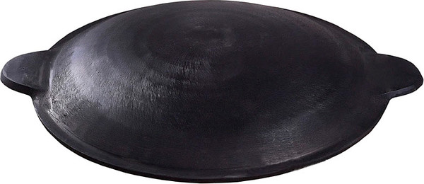 Изображение товара Казан Chugun Invest Узбекский с крышкой садж-сковородкой (12л, круглое дно)