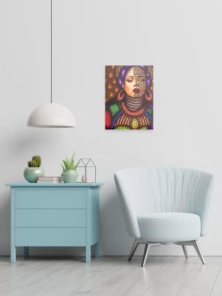 Изображение товара Набор алмазной вышивки Solmax&Creators Этно портрет / CP54063