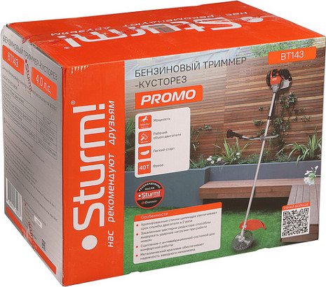 Изображение товара Триммер бензиновый Sturm! BT143