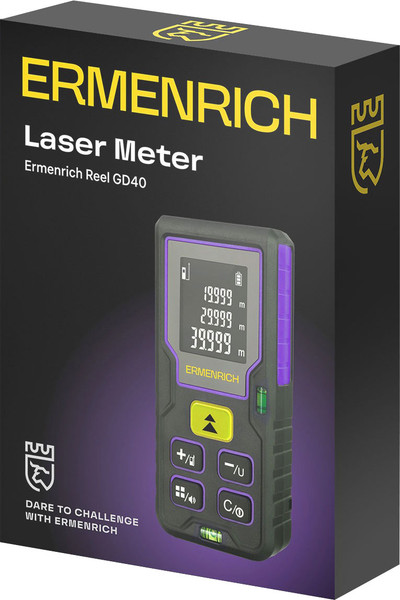 Изображение товара Лазерный дальномер Ermenrich Reel GD40 / 84643 (фиолетовый)