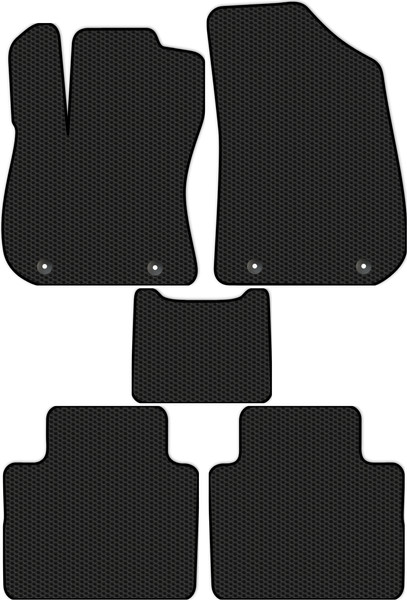 Изображение товара Комплект ковриков для авто Alicosta 2220_1 для Geely Preface FS11 I Седан/FS11 2022 (EVA соты, черный)