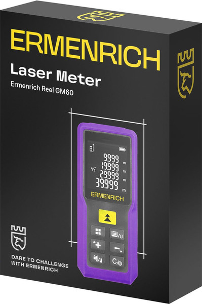 Изображение товара Лазерный дальномер Ermenrich Reel GM60 / 84645 (фиолетовый)