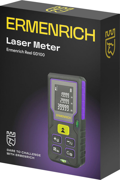 Изображение товара Лазерный дальномер Ermenrich Reel GD100 / 84644 (фиолетовый)