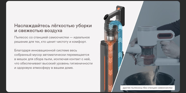 Изображение товара Вертикальный пылесос Garlyn MDC-3000