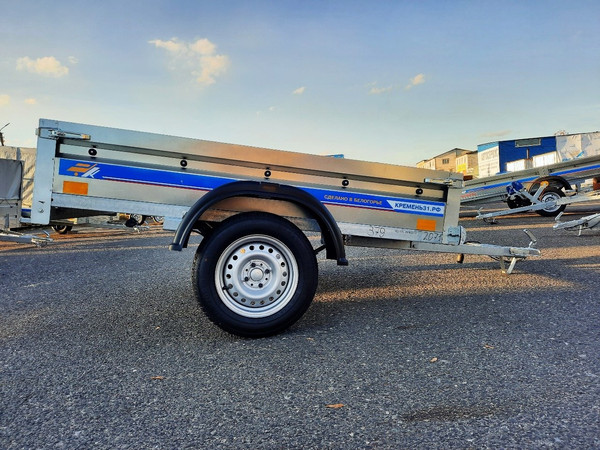 Изображение товара Прицеп для автомобиля Кремень Профи 2.0х1.3 (31см борт, тент 30см)