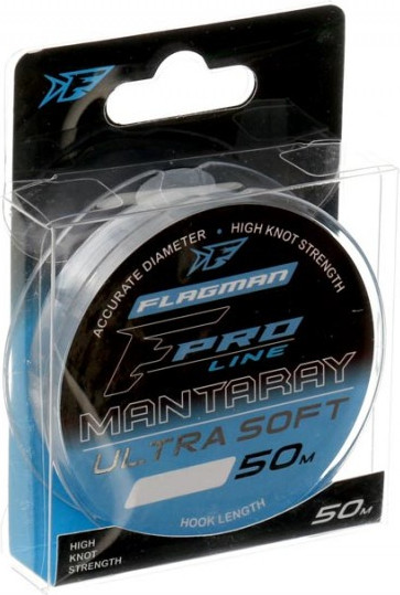 Изображение товара Леска монофильная Flagman Fishing Mantaray Ultra Soft / MUS-0.1