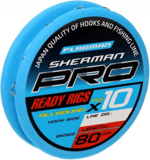 Изображение товара Набор поводков рыболовных Flagman Fishing Sherman Pro Allround Ready Rigs / SHPAR-12