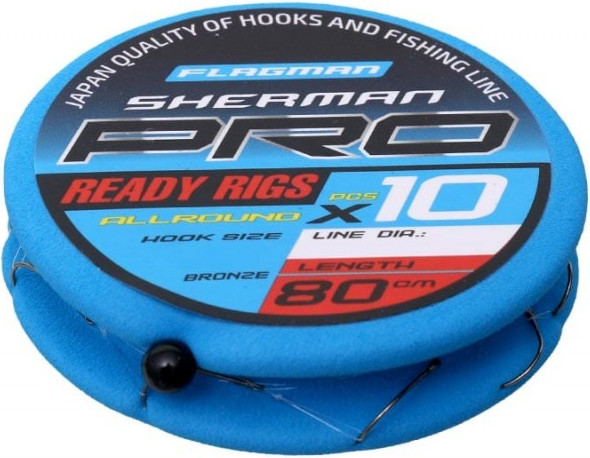 Изображение товара Набор поводков рыболовных Flagman Fishing Sherman Pro Allround Ready Rigs / SHPAR-12