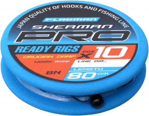 Изображение товара Набор поводков рыболовных Flagman Fishing Sherman Pro Crucian Carp Ready Rigs / SHPCC-10