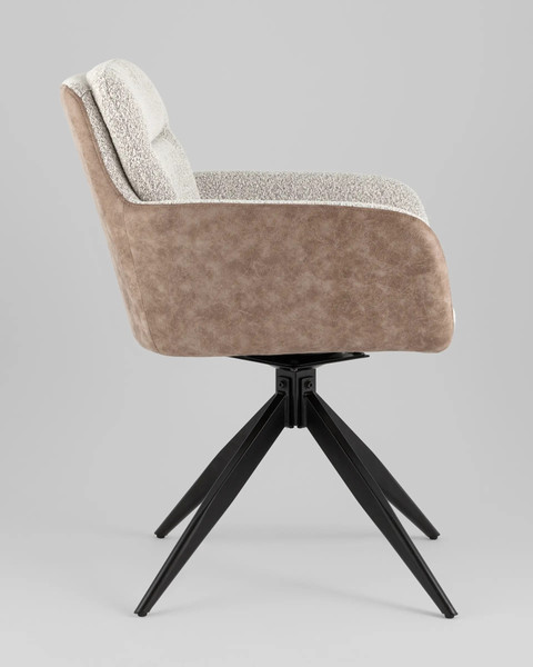 Изображение товара Стул Stool Group Waldo / OS-2319K UF995-02mFUL005 (светло-серый/экокожа, бежевый)