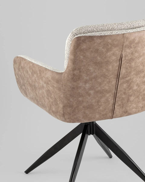 Изображение товара Стул Stool Group Waldo / OS-2319K UF995-02mFUL005 (светло-серый/экокожа, бежевый)