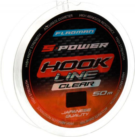 Изображение товара Леска монофильная Flagman Fishing S-Power Hook Line / SPHL50022