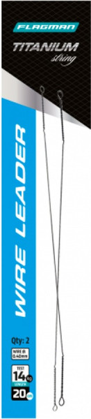 Изображение товара Набор поводков рыболовных Flagman Fishing Wire Leader Titan / FTWL25-200 (2шт)