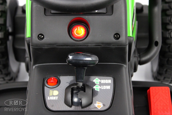 Изображение товара Детский автомобиль RiverToys H444HH (зеленый)