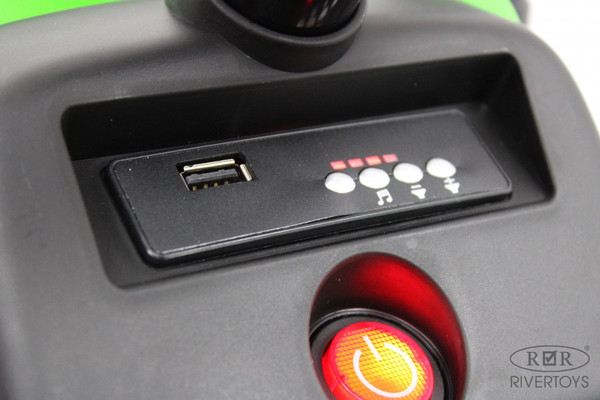 Изображение товара Детский автомобиль RiverToys H444HH (зеленый)