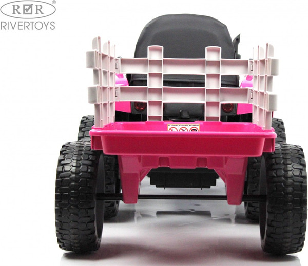 Изображение товара Детский автомобиль RiverToys H444HH (розовый)