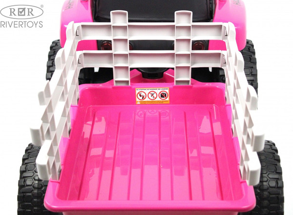 Изображение товара Детский автомобиль RiverToys H444HH (розовый)