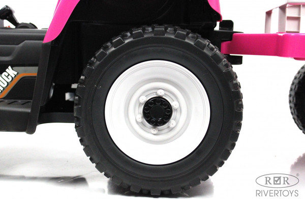 Изображение товара Детский автомобиль RiverToys H444HH (розовый)