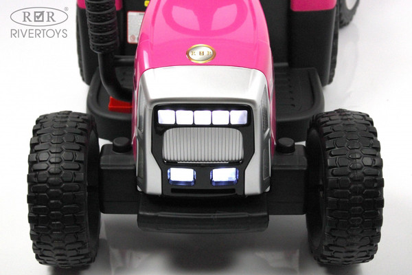 Изображение товара Детский автомобиль RiverToys H444HH (розовый)