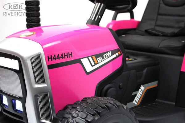 Изображение товара Детский автомобиль RiverToys H444HH (розовый)