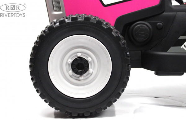 Изображение товара Детский автомобиль RiverToys H444HH (розовый)