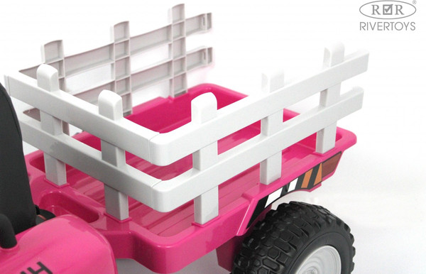 Изображение товара Детский автомобиль RiverToys H444HH (розовый)