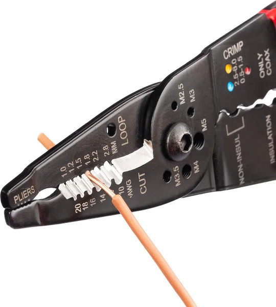 Изображение товара Инструмент для зачистки кабеля КВТ Профи WS-01F для снятия изоляции / 101541