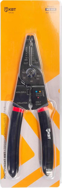 Изображение товара Инструмент для зачистки кабеля КВТ Профи WS-01F для снятия изоляции / 101541