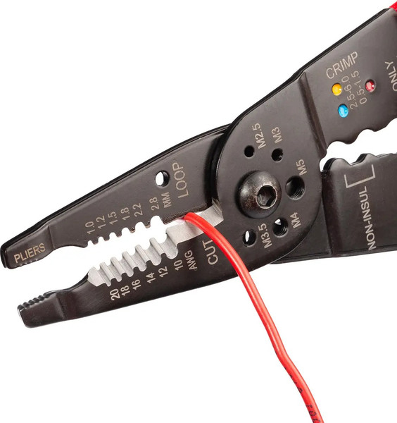 Изображение товара Инструмент для зачистки кабеля КВТ Профи WS-01F для снятия изоляции / 101541