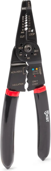 Изображение товара Инструмент для зачистки кабеля КВТ Профи WS-01F для снятия изоляции / 101541