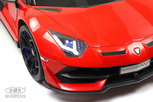 Изображение товара Детский автомобиль RiverToys Lamborghini Aventador SVJ A111MP (красный)