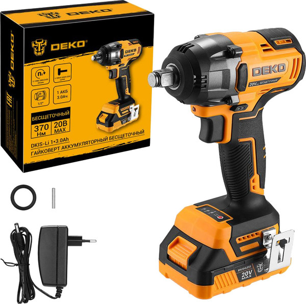 Изображение товара Аккумуляторный гайковерт Deko DKIS-Li / 083-1085