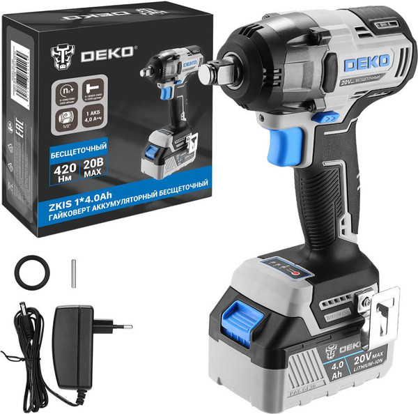 Изображение товара Аккумуляторный гайковерт Deko ZKIS / 083-1084