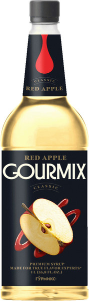 Изображение товара Сироп Gourmix Classic Красное яблоко (1л)