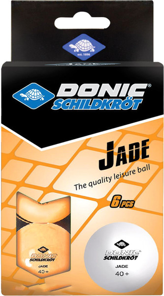 Изображение товара Набор мячей для настольного тенниса Donic Schildkrot Jade 40+ / 618378 (6шт, оранжевый)