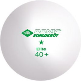 Изображение товара Набор мячей для настольного тенниса Donic Schildkrot Elite 1* 40+ / 608510 (6шт, белый)
