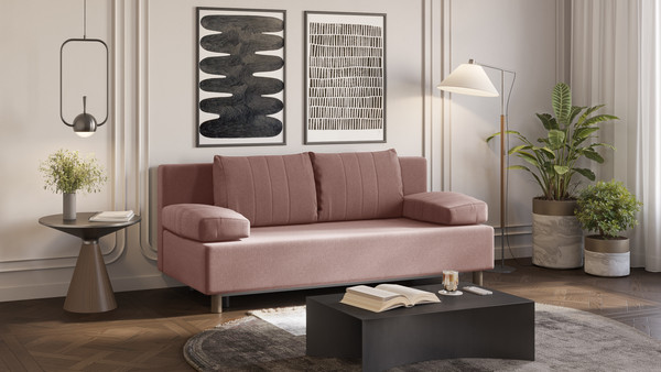 Изображение товара Диван Mio Tesoro Саари SB3 (Malmo 61 Pink)