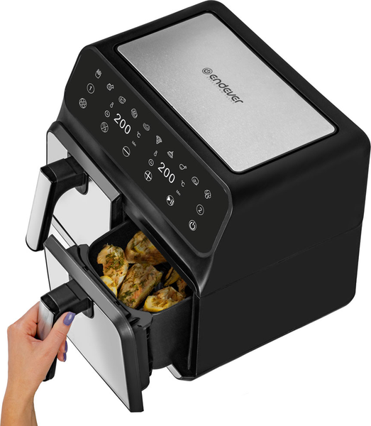 Изображение товара Аэрогриль Endever Skyline AF-128 (черный/стальной)