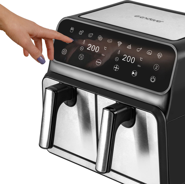 Изображение товара Аэрогриль Endever Skyline AF-128 (черный/стальной)