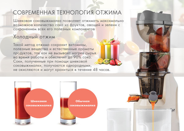 Изображение товара Соковыжималка электрическая VLK Profi-3300 (бежевый)