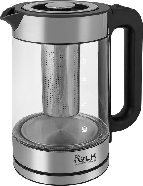 Изображение товара Электрочайник VLK Siena-6565 (черный/стальной)