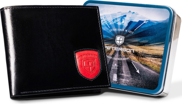 Изображение товара Портмоне Peterson PTN 22304-VT-T (черный/красный)