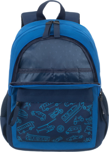 Изображение товара Школьный рюкзак Torber Class X Mini / T1801-24-BL (синий с орнаментом)