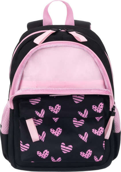 Изображение товара Школьный рюкзак Torber Class X Mini / T1801-24-BP (черный/розовый с орнаментом)