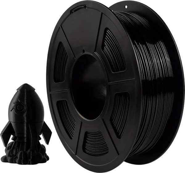 Изображение товара Пластик для 3D-печати NV Print NV-3D-PETG-BLACK (1.75мм, 1кг, черный)