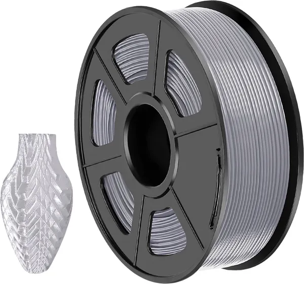 Изображение товара Пластик для 3D-печати NV Print NV-3D-PETG-SILVER (1.75мм, 1кг, серебристый)