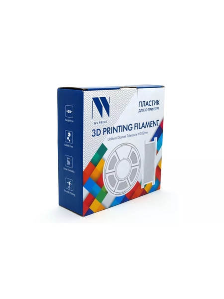 Изображение товара Пластик для 3D-печати NV Print NV-3D-PLA-MATTE-BLUE (1.75мм, 1кг, матовый синий)